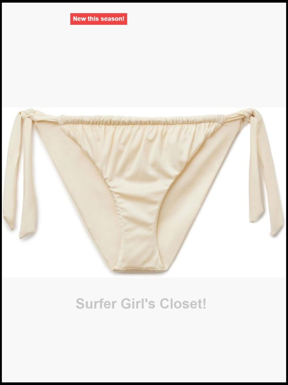 Shiny Satin Bikini Briefs with Side Ties